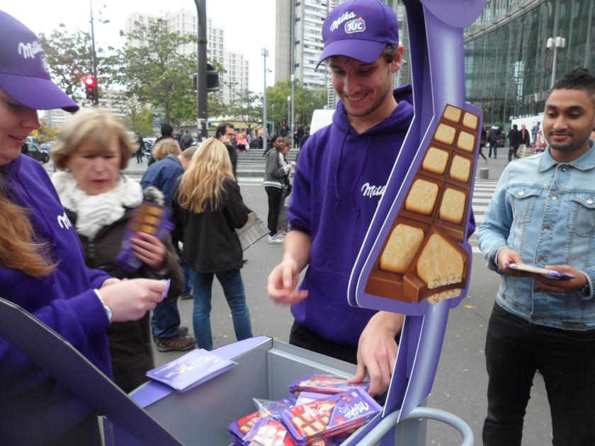 Campagne outstore Milka TUC Milka LU