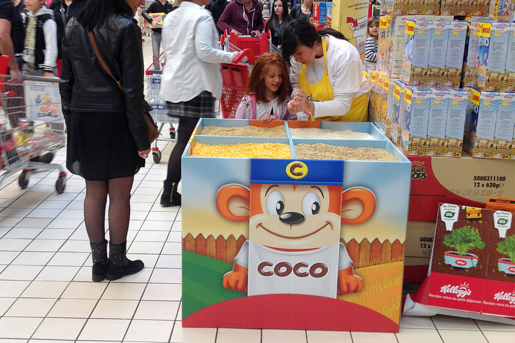 Kelloggs - Animation in a mall