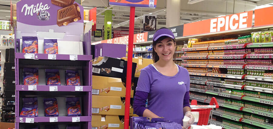 Milka Daim - Animation in a Mall by Globe